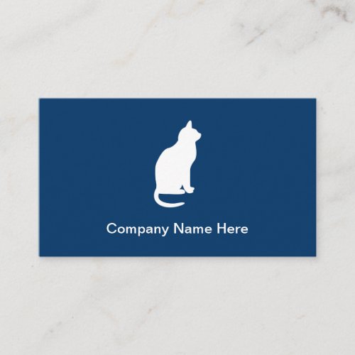Simple Cat Business Cards