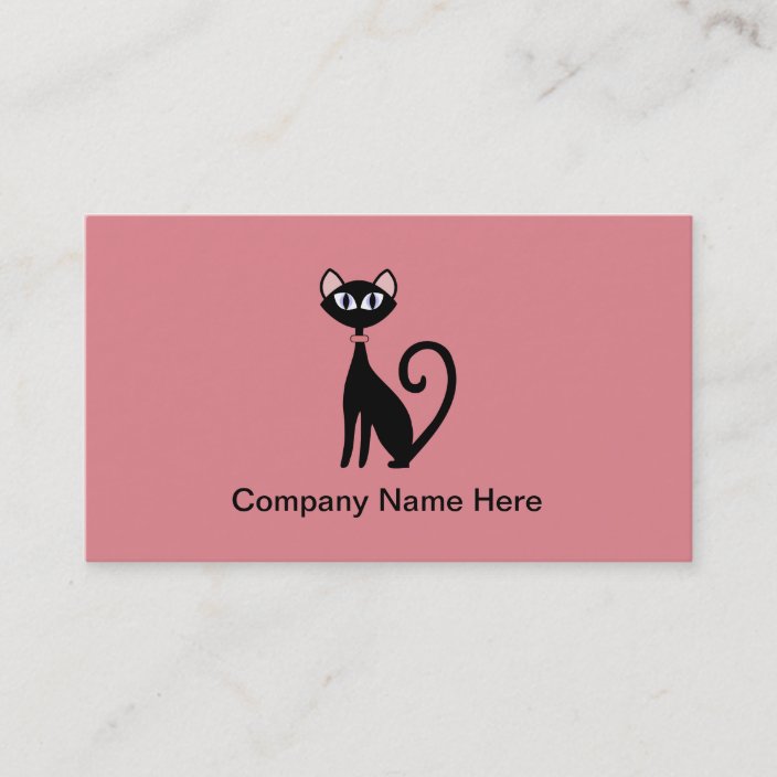 Simple Cat Business Cards