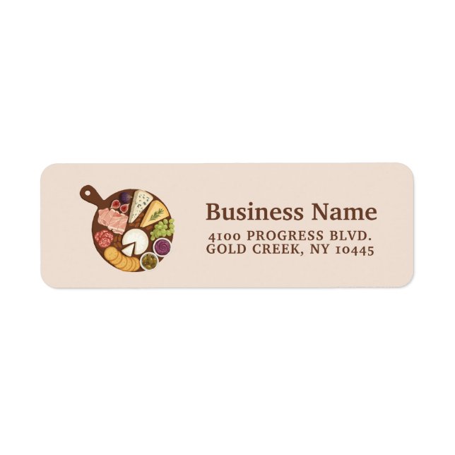 Simple Catering Packaging Label | Scan the QR code (Front)