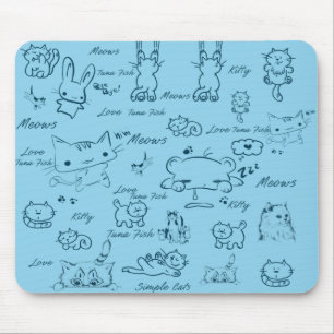 Simple Cats Mousepad