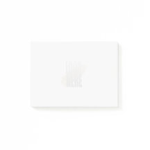 Simple Center Logo Business Note Pads