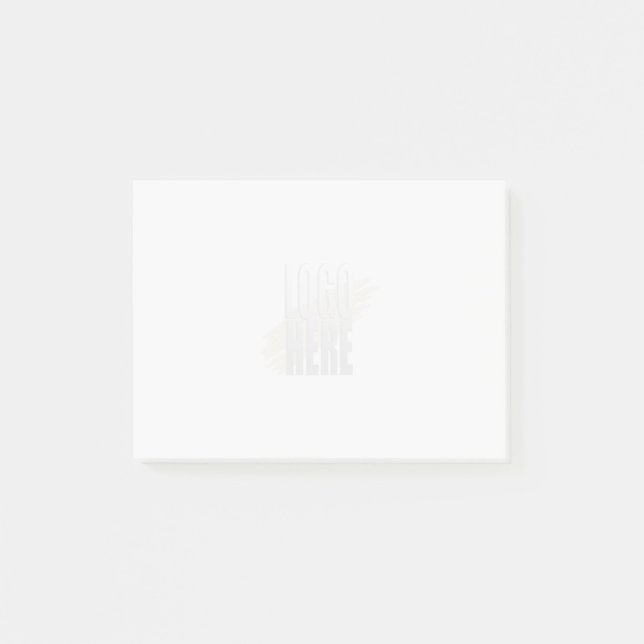 Simple Center Logo Business Note Pads (Front)