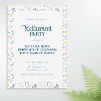 Simple Chemistry Teacher Retirement Party