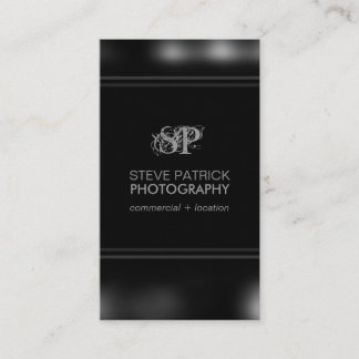 Simple Chic Black Minimalist Business Card