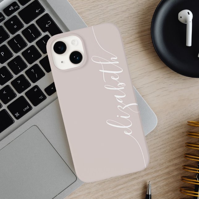Simple Chic Calligraphy Name Case-Mate iPhone Case (Creator Uploaded)