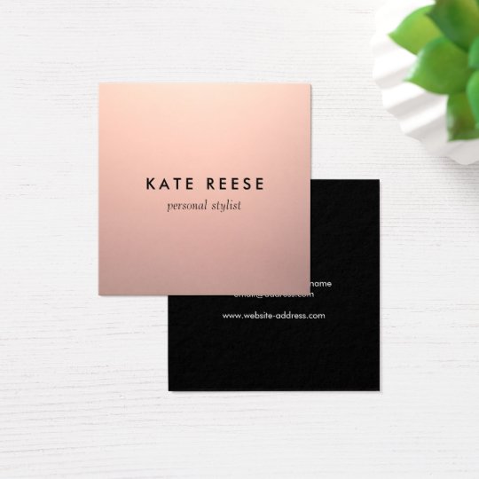 simple personal business card