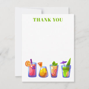 Simple Chic Modern Minimalist Thank You Note Card