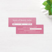Simple Chic Pink Salon Appointment Reminder (Desk)
