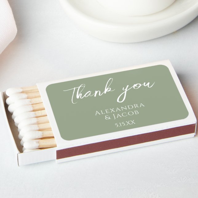 Simple Chic Sage Green  Matchboxes (Creator Uploaded)