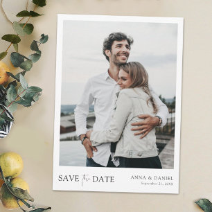 Simple Chic Save the Date Wedding Invite Template