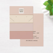 Simple chic Stripe Earrings Necklace Display Car (Desk)