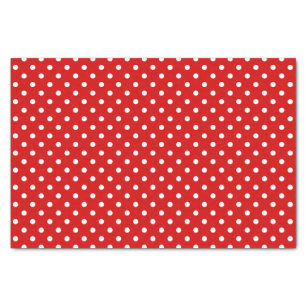 Red Dots Tissue Paper