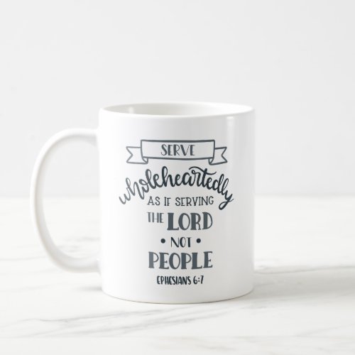 Simple Christian Bible Verse Pastor Coffee Mug
