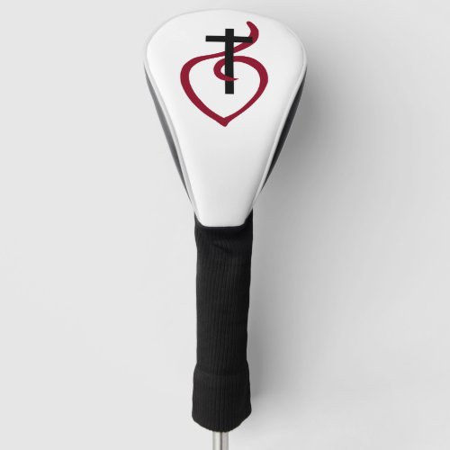 Simple Christian Cross Golf Head Cover