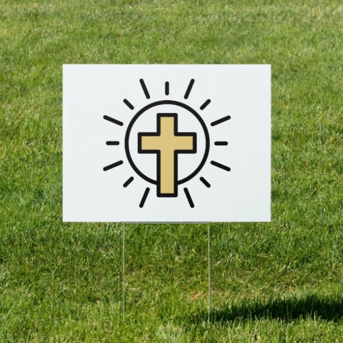 Simple Christian Cross Sign