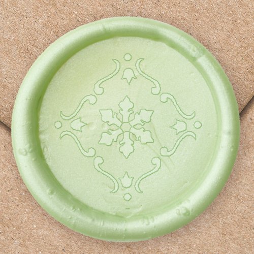 Simple Christmas Elegant Snowflake Minimalist  Wax Seal Stamp