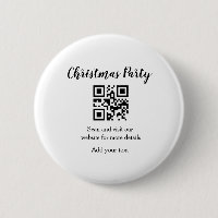 Simple christmas party website barcode QR add name
