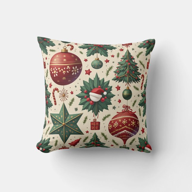 Simple Christmas pillow cushion (Front)