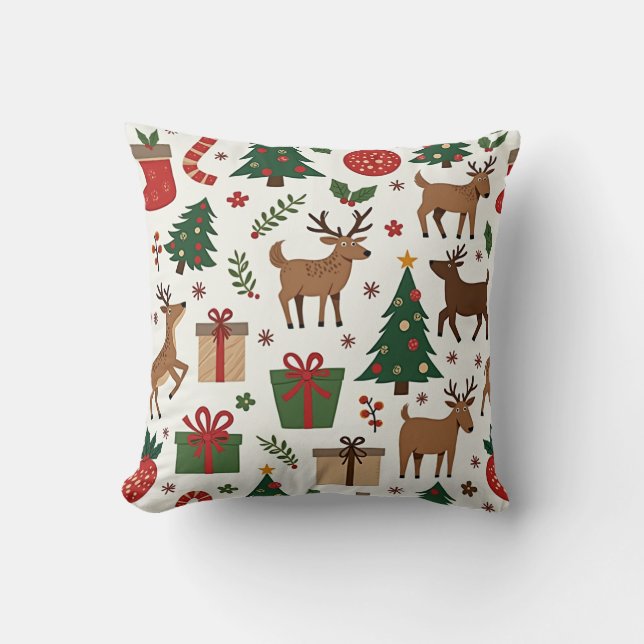 Simple Christmas pillow cushion (Front)