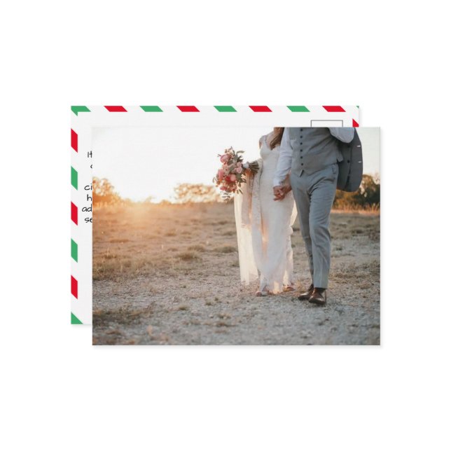 Simple Christmas Postcard (Front/Back In Situ)