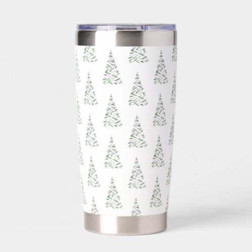 Simple Christmas Travel Mugs Coffee Tumbler 