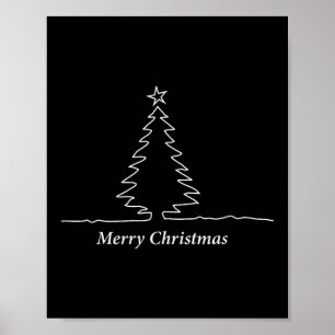 Simple Christmas Tree Men, Women, Kids, Family Mat Poster