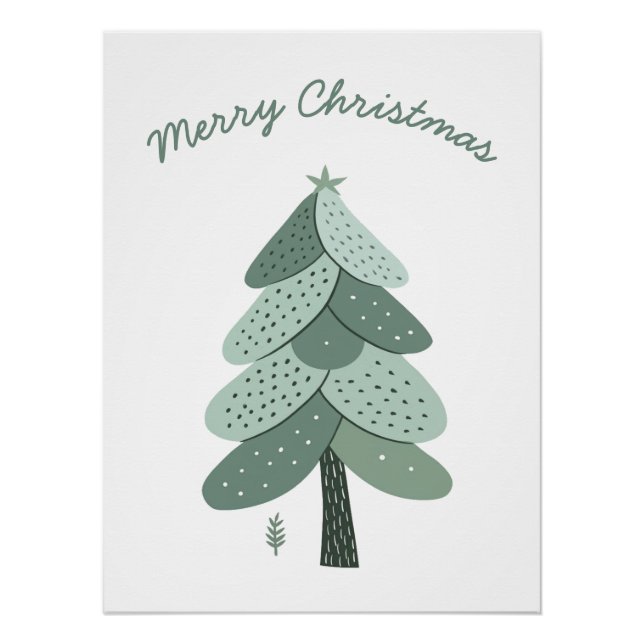 Simple Christmas tree  Poster (Front)