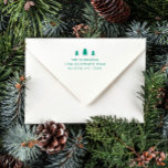 Simple Christmas Tree Return Address Self-inking Stamp<br><div class="desc">Simple Greenery Christmas Tree Card Return Address self-inking stamp. Great for Christmas Cards.</div>