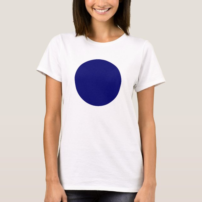 Simple Circle - Deep Navy Blue T-Shirt (Front)