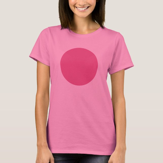 Simple Circle - Dusty Pink T-Shirt (Front)
