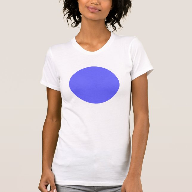 Simple Circle - Electric Blue T-Shirt (Front)