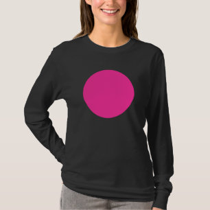 Simple Circle - Hot Pink T-Shirt