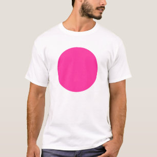 Simple Circle - Hot Pink T-Shirt
