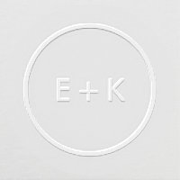 Simple Circle Monogram Bride Groom Initials