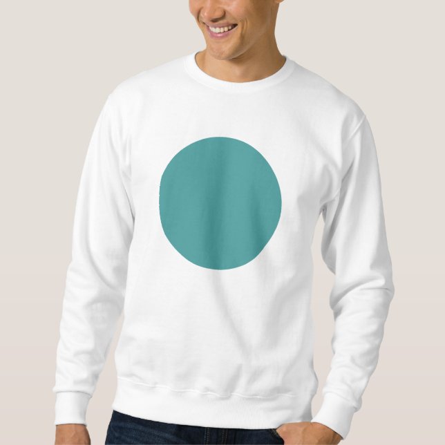 Simple Circle - Ocean Green Sweatshirt (Front)