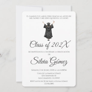 Simple Class of 2026 graduation Invitation