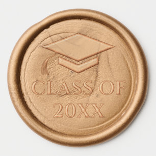 Simple Class of Graduation Invitation Envelope Wax Seal Sticker