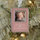 Simple Classic Baby's First Christmas Photo