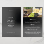 Simple Classic Black and White Custom Hotel  Brochures<br><div class="desc">This classic and elegant black and white hotel brochure features a simple and sophisticated design that will communicate a sense of luxury and serenity to potential guests. Personalize with your hotel details and photos,  and add your custom text with company qr code.</div>