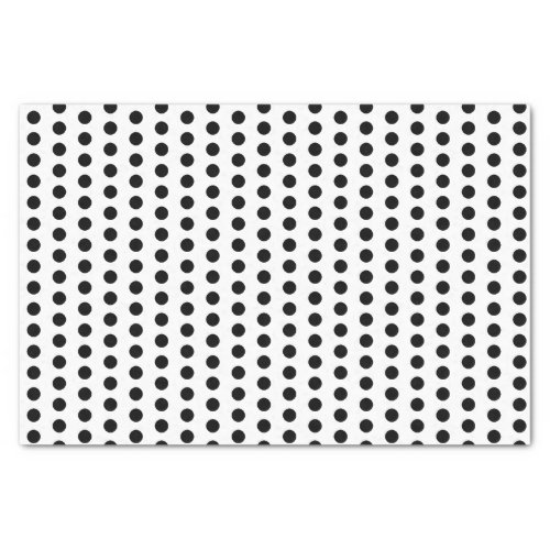 Simple Classic Black Polka Dots tissue paper