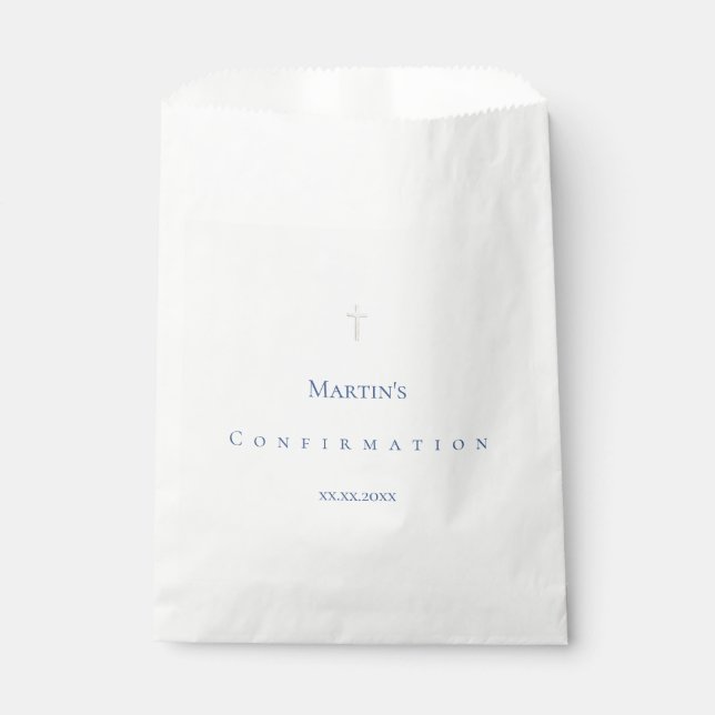 simple classic Confirmation Favor Bag (Front)