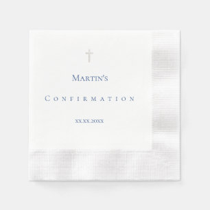 simple classic Confirmation Napkins