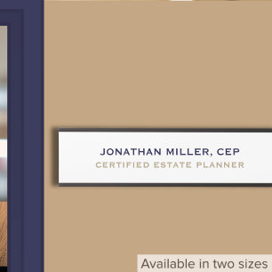 Simple Classic Custom Name Title Door Sign