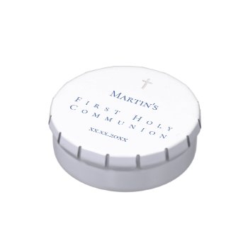 Simple Classic First Holy Communion Candy Tin by lucykitty at Zazzle