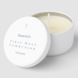 simple classic First Holy Communion  Mini Candle Favors