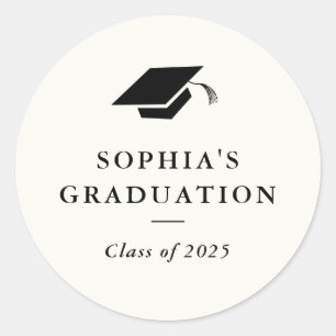 Simple Classic Graduation Envelope Seal
