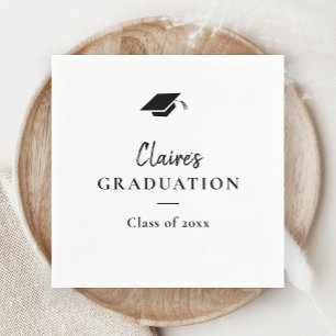 Simple Classic Graduation Napkins
