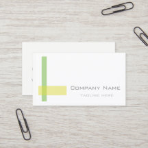 Simple Classic Green Business Card