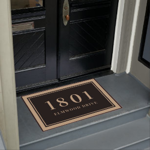 Doormat with House Numbers – UncommonDoormats