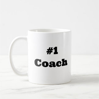 Simple Classic Minimal #1 Coach Coffee Mug